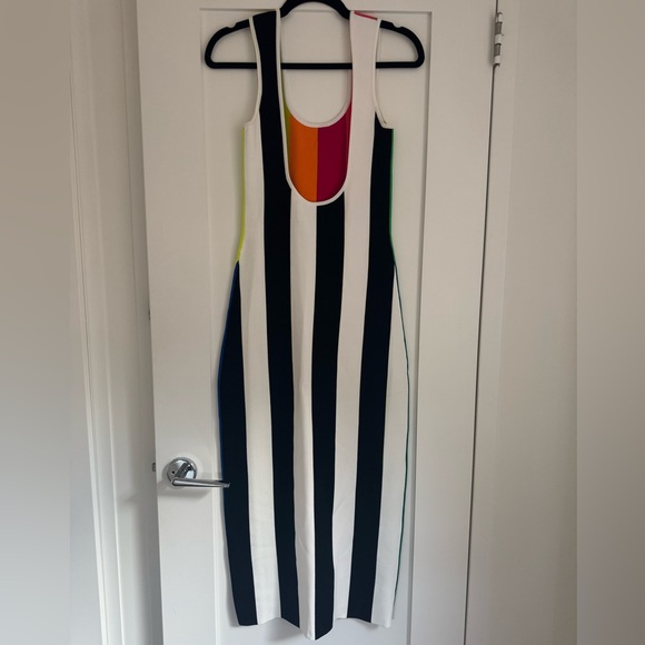 Christopher John Rogers Striped Dress Collection 009 Size S - Picture 3 of 6